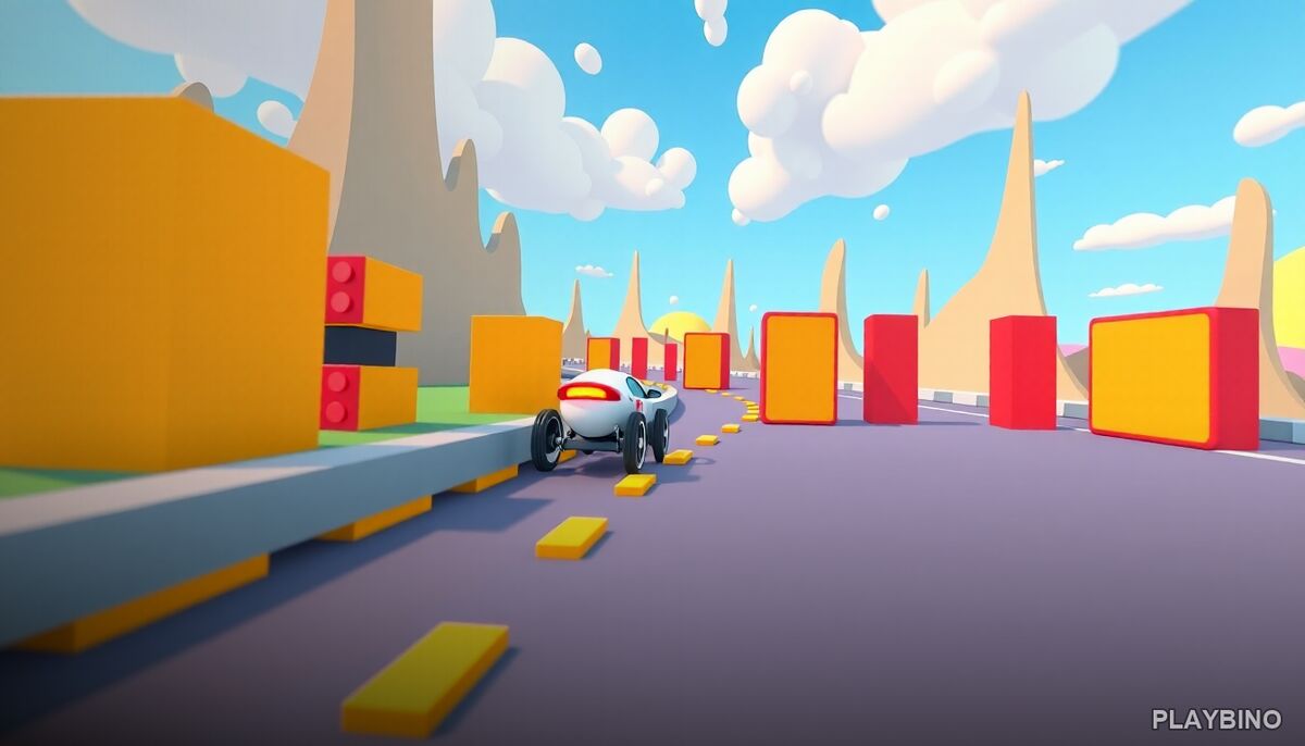 2048 3D Game: Merge, Race, and Survive the Track image