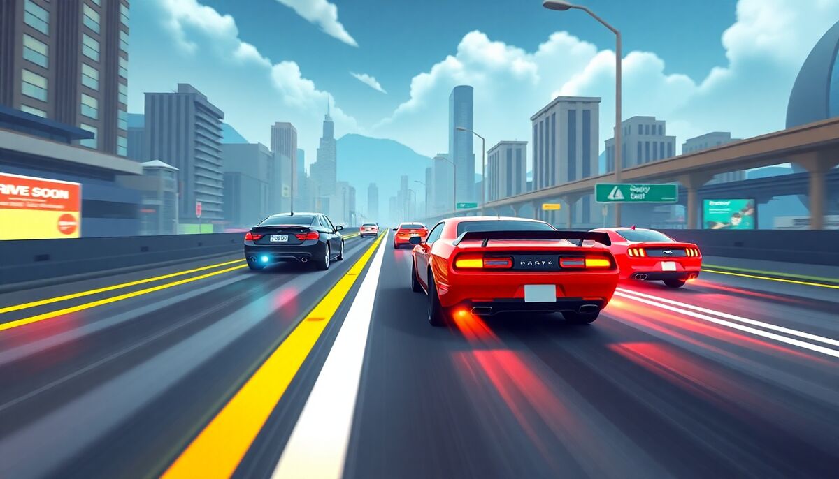 2D Car Driving: Drive Safe – Endless Highway Survival Guide image