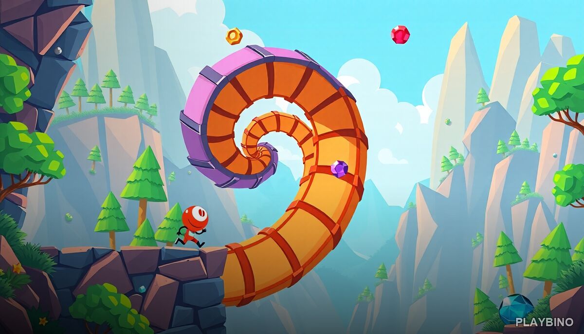 3D Helix Jump Ball: Descending Through the Spiral Tower image