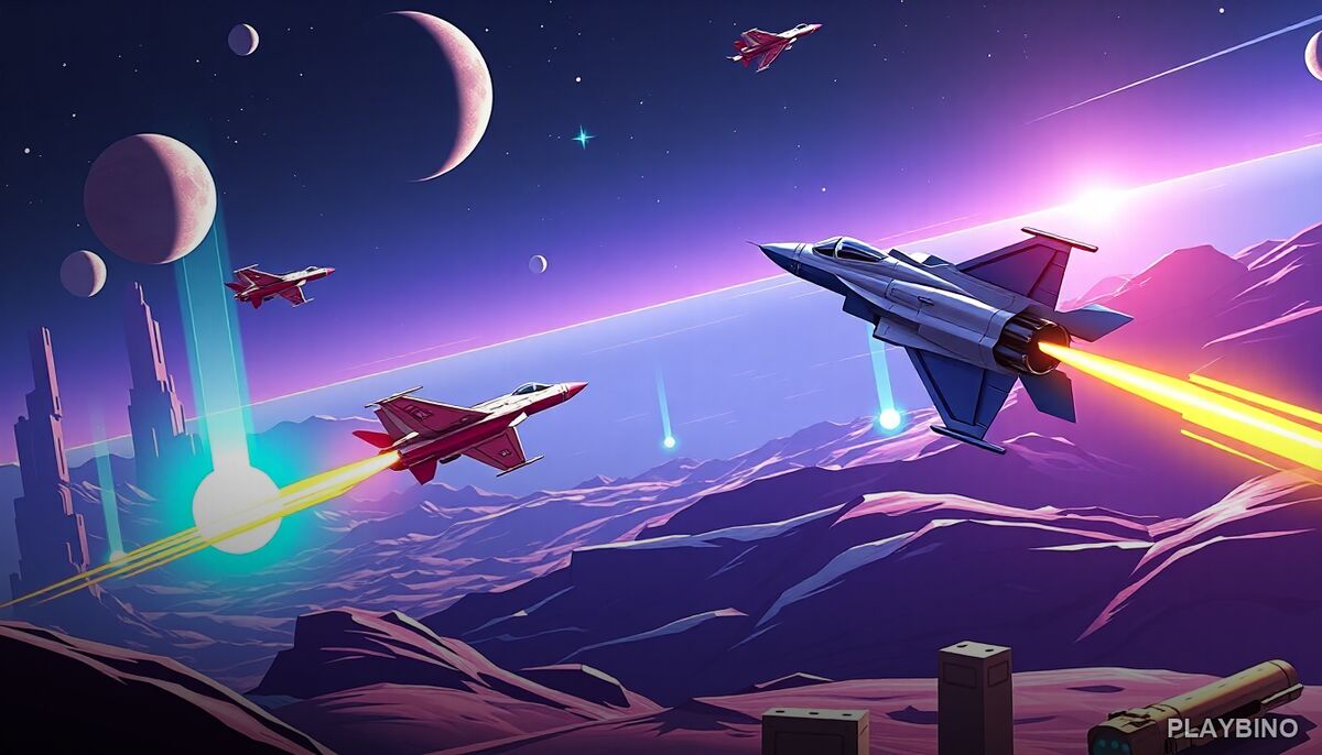 Air Combat. Alien Invasion – Browser Shooting Action Against Enemy Cruisers image