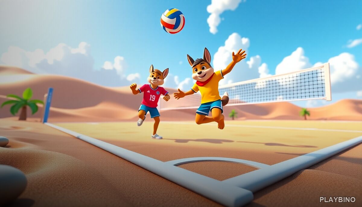Beach Volleyball 3D: Fast-Paced 3D Sports Action in Your Browser image