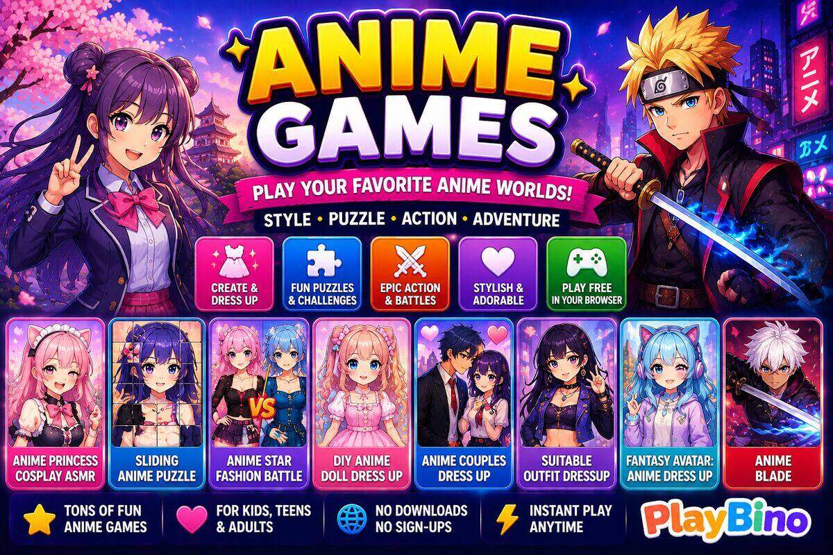 Explore the Best Anime-Inspired Browser Games on PlayBino image
