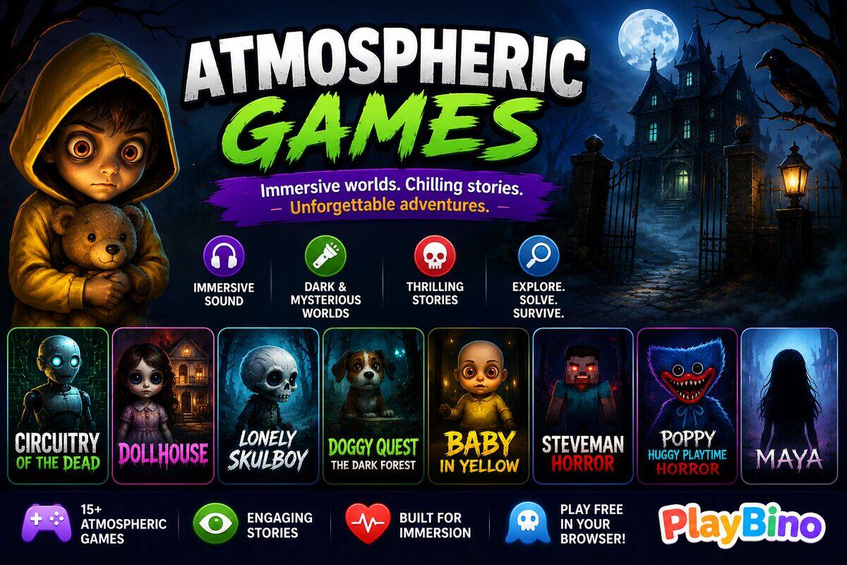 Step Into Another World: The Best Atmospheric Browser Games on PlayBino image