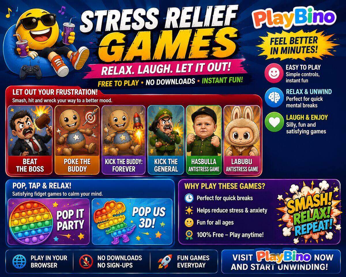 Best Browser Games for Stress Relief: Unwind and Have Fun Online image