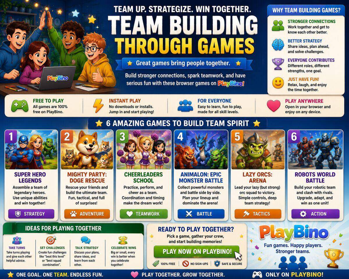 Best Browser Games for Team Building Fun: Unite, Strategize, and Win Together image