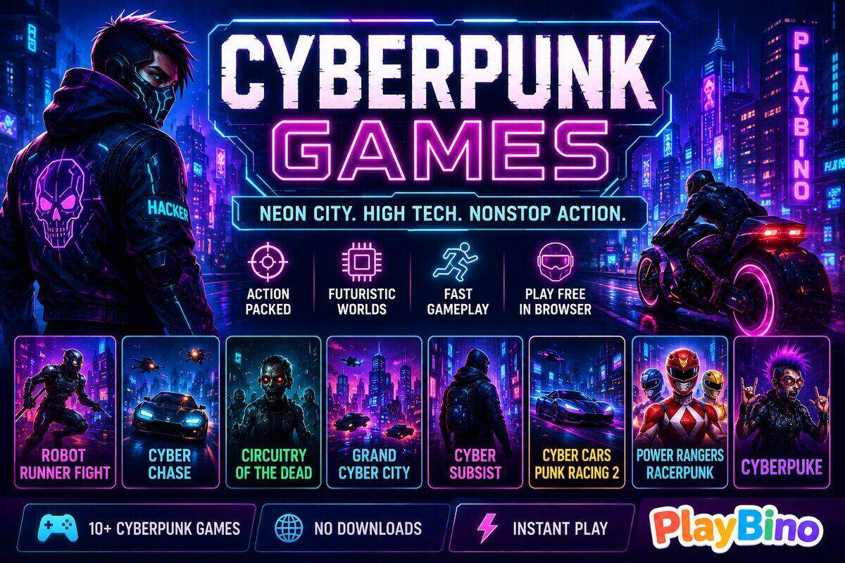 Dive Into the Neon Underground: Best Cyberpunk Browser Games to Play Right Now image