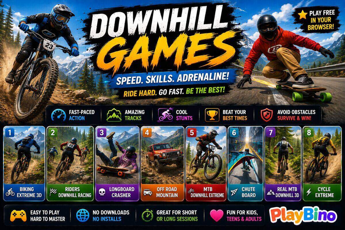 Ride the Slope: Best Downhill Browser Games to Play Right Now image