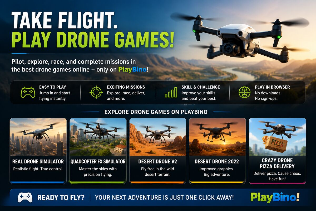 Take to the Skies: The Best Drone Games to Play in Your Browser image