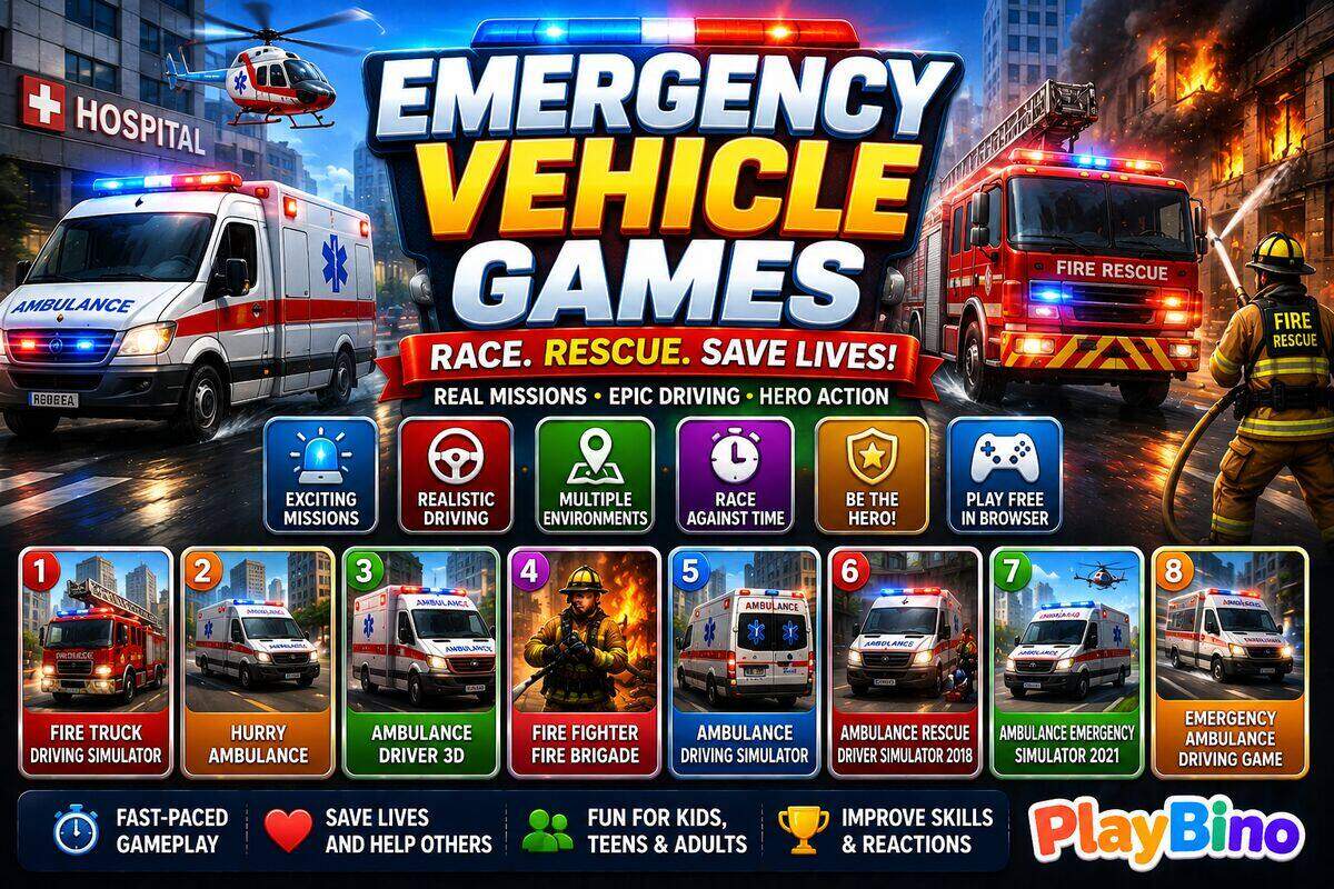 Feel the Rush: Best Emergency Vehicle Games to Play Online image