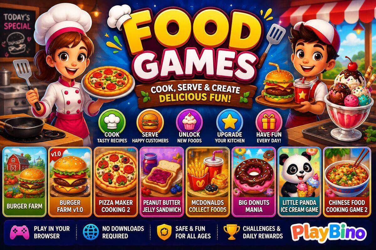 Cooking, Burgers & Sweet Treats: The Best Food Games to Play Online image