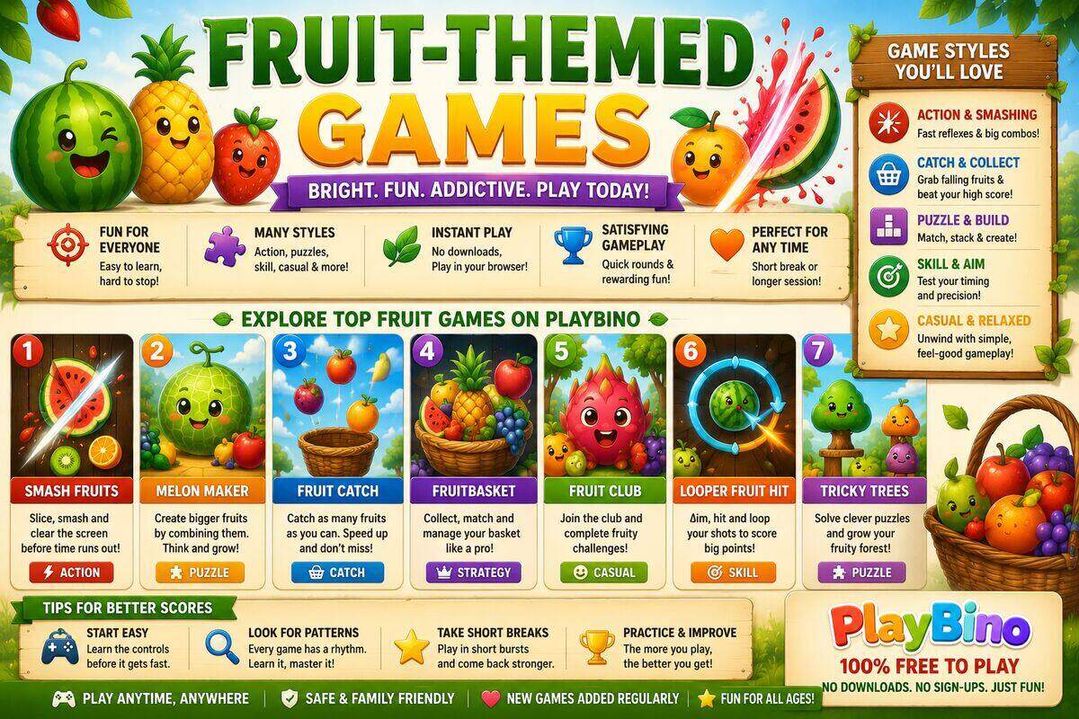 Sweet, Juicy, and Totally Addictive: The Best Fruit Games to Play Right Now image