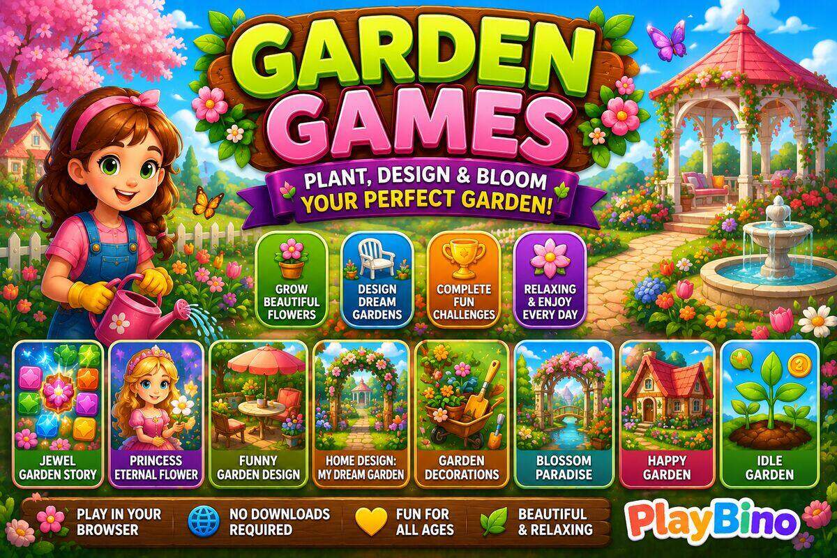 Grow, Design, and Bloom: The Best Garden Games to Play Online image