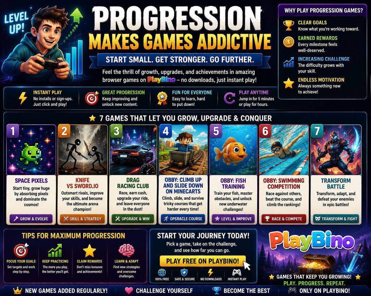 Level Up Your Fun: The Best Progression-Based Browser Games to Play Right Now image