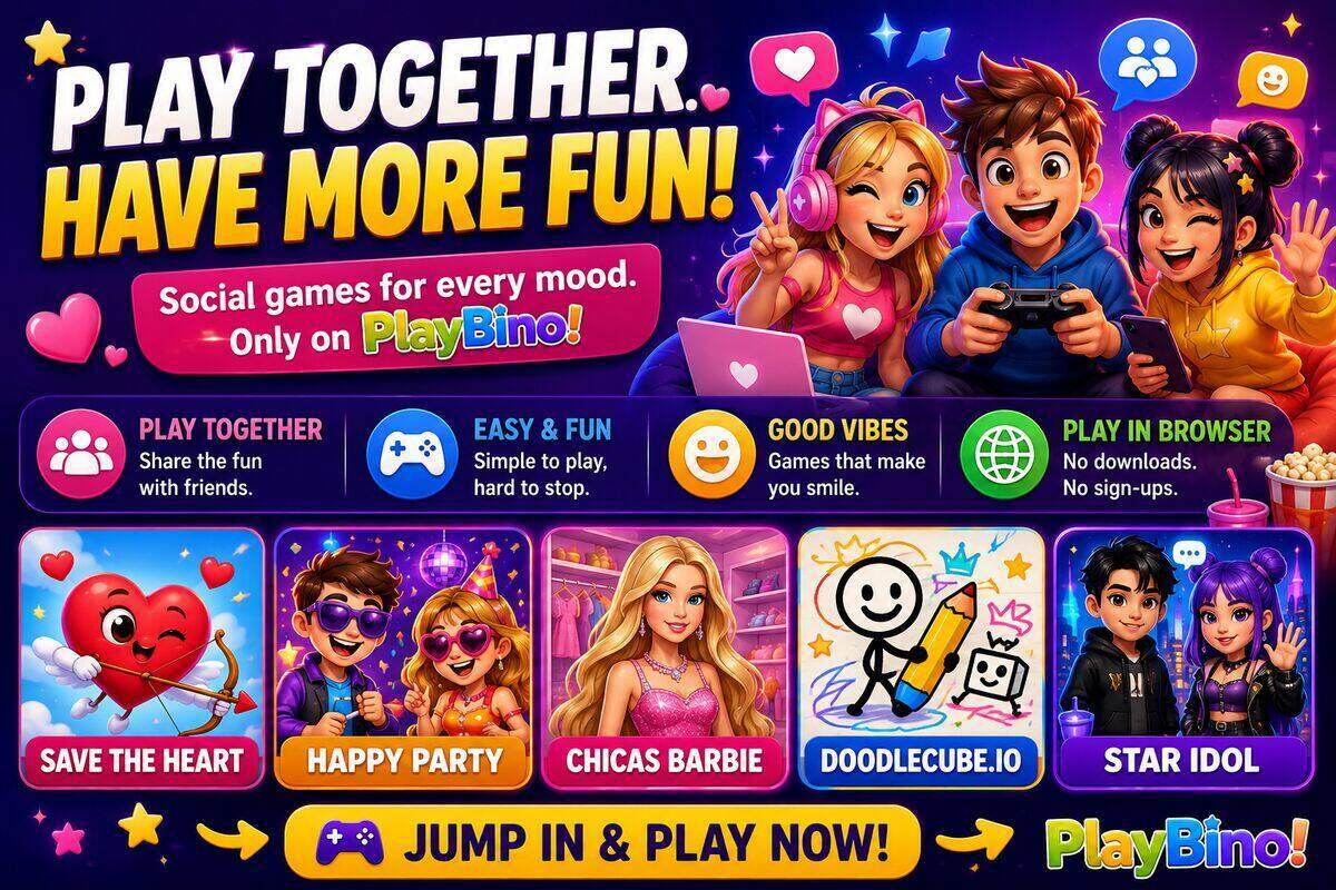 Connect, Play, and Have Fun: The Best Social Games on PlayBino image