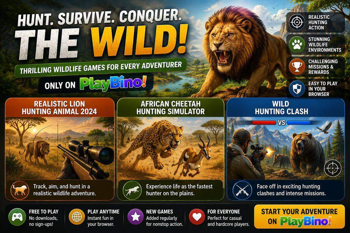 Explore the Wild: Best Wildlife Hunting Games to Play Online image