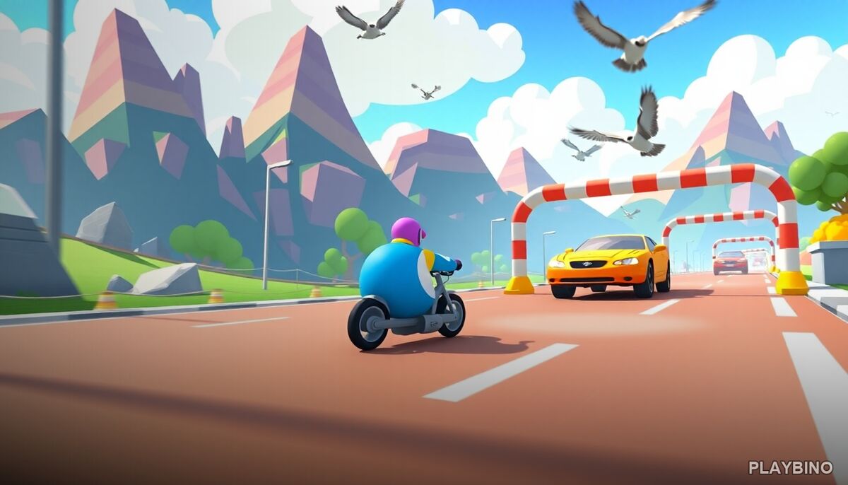 Big Wheels: Endless Runner Where Size Is Everything image