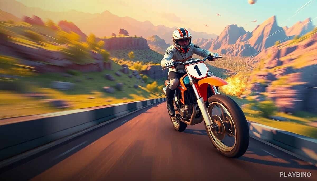 Bike Stunt Racing Legend: Speed, Stunts, and 3D Track Mastery image
