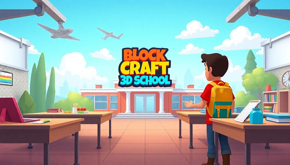 Block Craft 3D School: Build Your Dream Campus Block by Block image