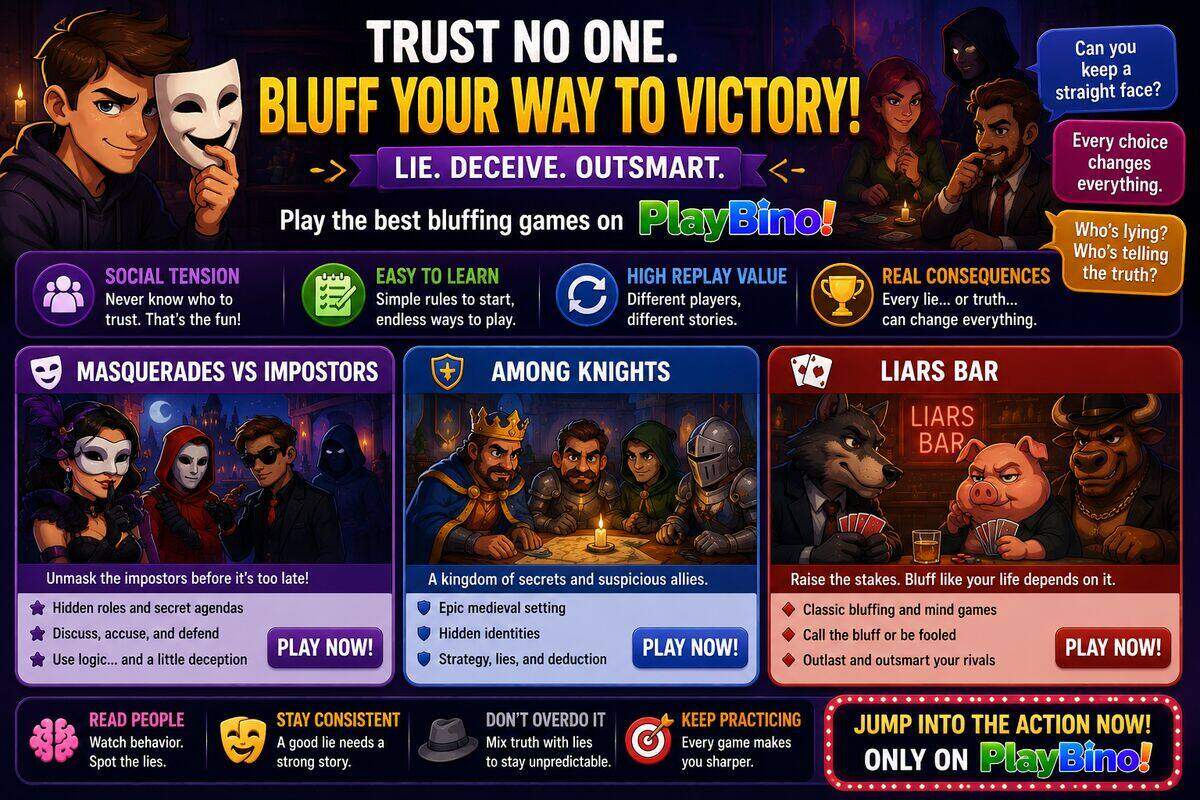 The Art of Deception: Why Bluffing Games Are Taking Over Browser Gaming image