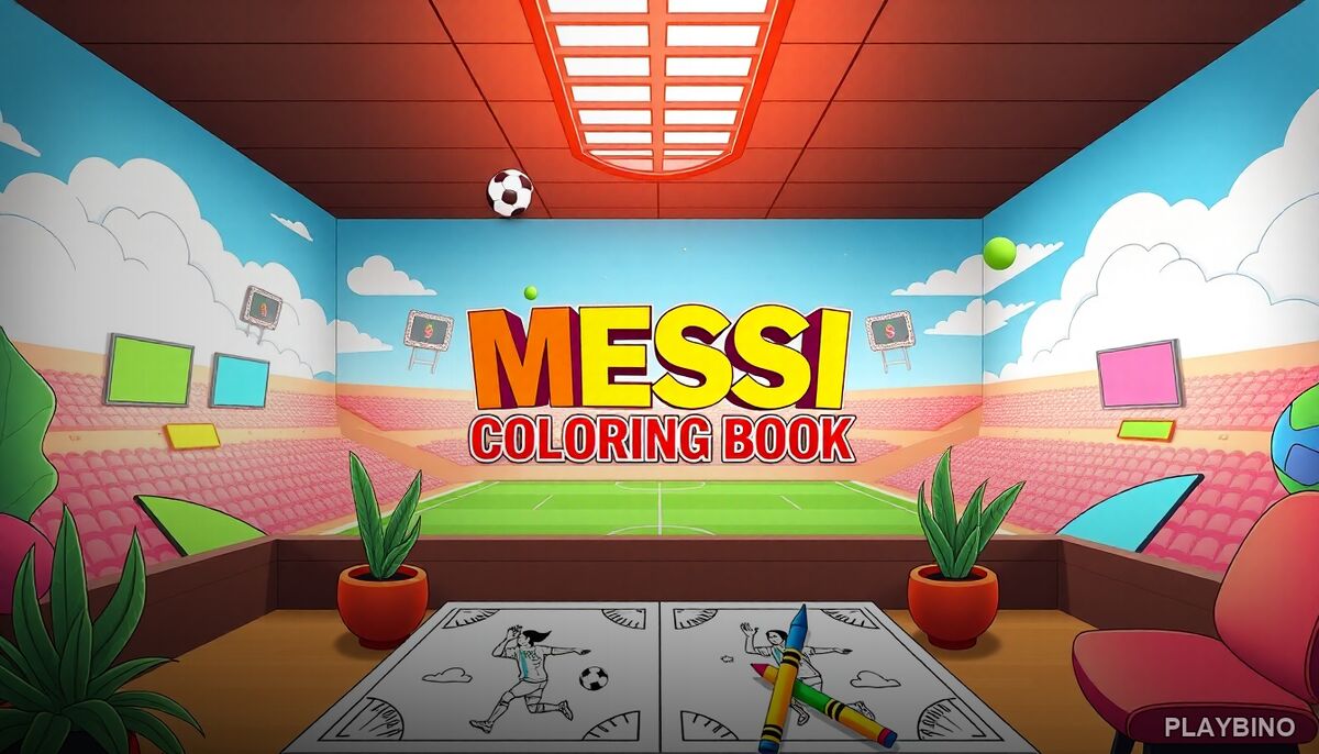 BTS Messi Coloring Book: Digital Football Art in Your Browser image