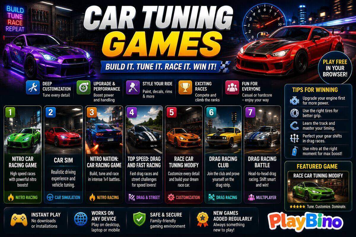 Rev Up Your Engines: The Best Car Tuning and Racing Games to Play Online image