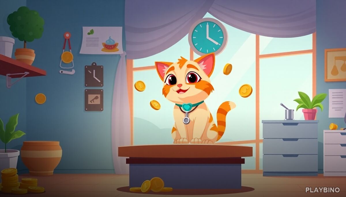 Cat Life Merge Money: From Street Cat to Coin Stacker image