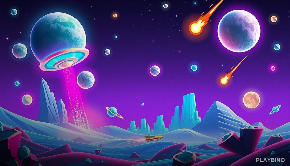 Cosmic Sprint: UFO Endless Runner Through Deep Space image