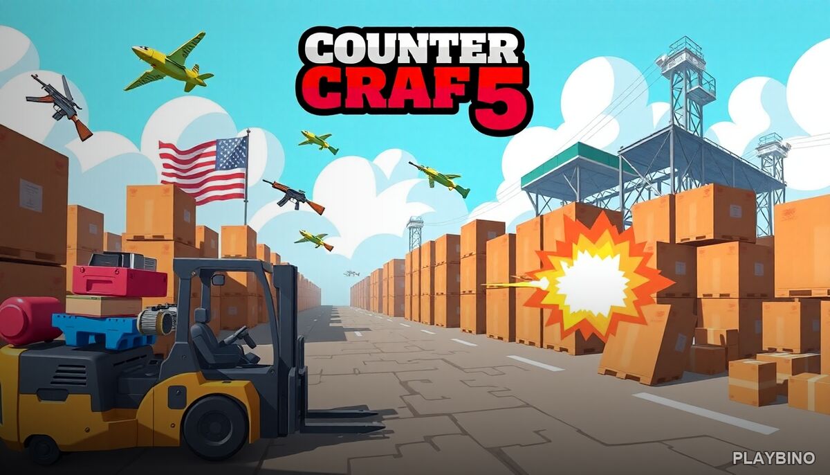 Counter Craft 5: Surviving the Zombie Waves on Dust 2 image