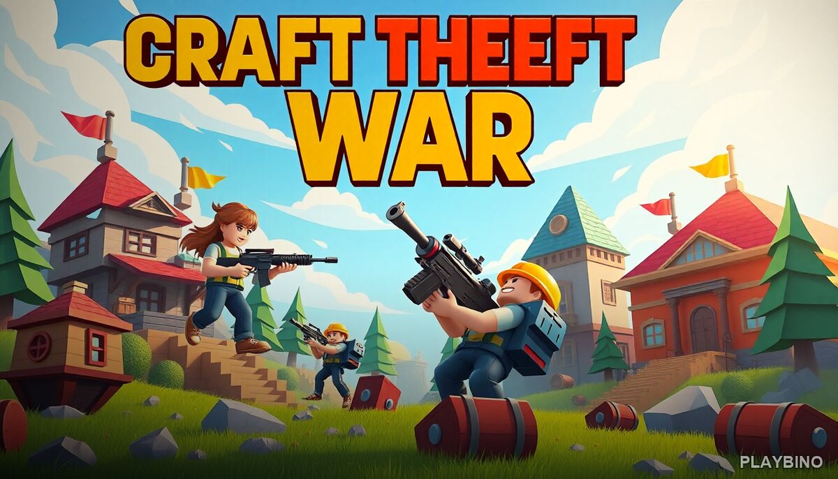 Craft Theft War: Voxel Combat Meets Open-World Strategy image