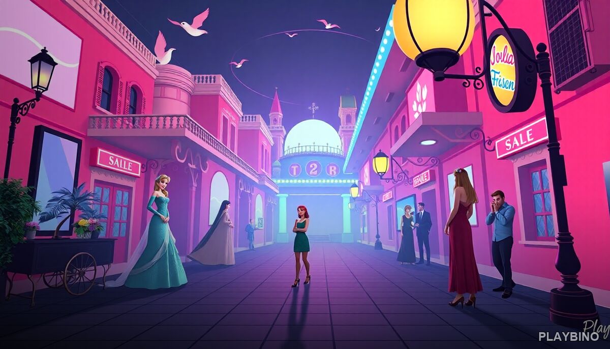 Cyberpunk City Fashion: Dress Fairy Tale Princesses for a Neon Metropolis image