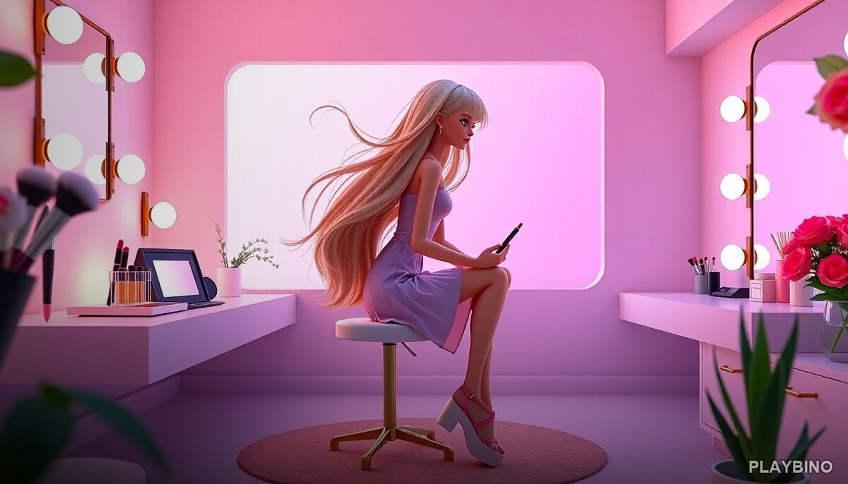 Doll Makeup Dress ASMR: Creative Styling in a Calming Browser Game image