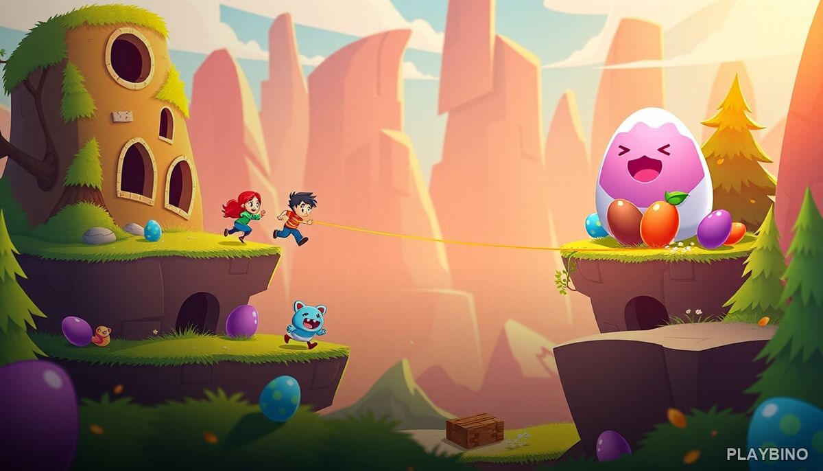 Easter Battle Guys: Egg-Grabbing PvP Action on Shifting Platforms image