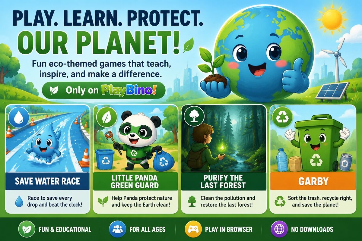 Play for the Planet: The Best Eco-Themed Browser Games on PlayBino image