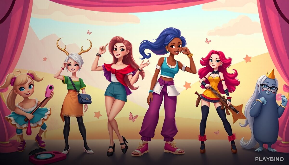 Elemental DressUp Magic: Style Five Heroines Across Fire, Water, Earth, and Air image
