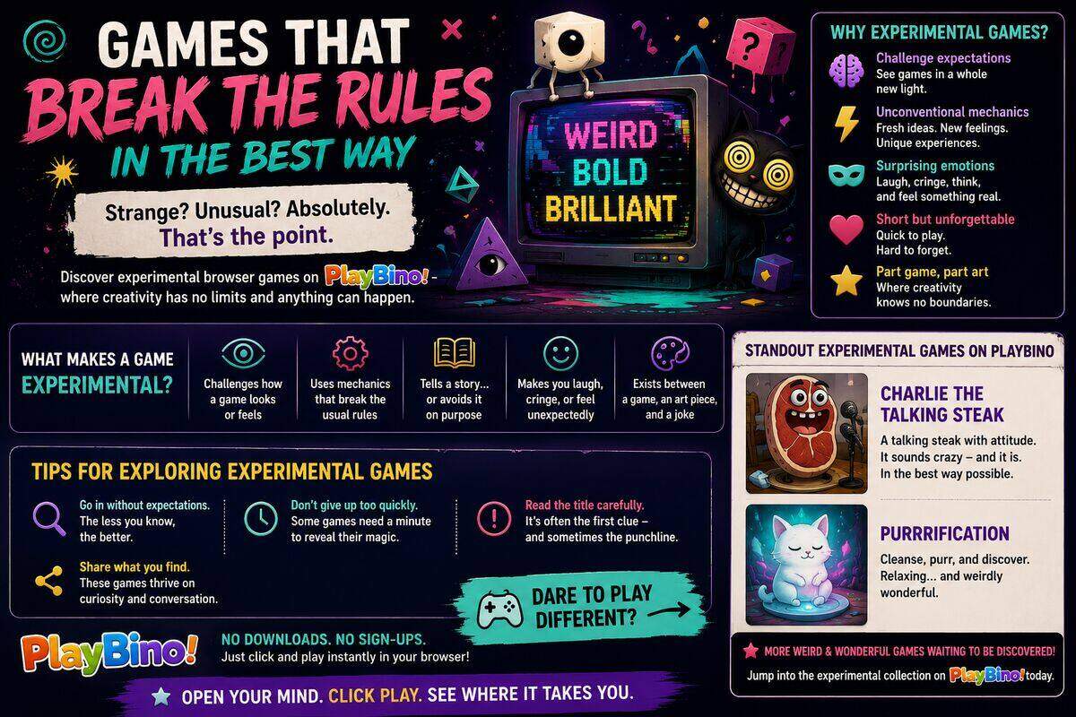 Experimental Browser Games Worth Playing Right Now image