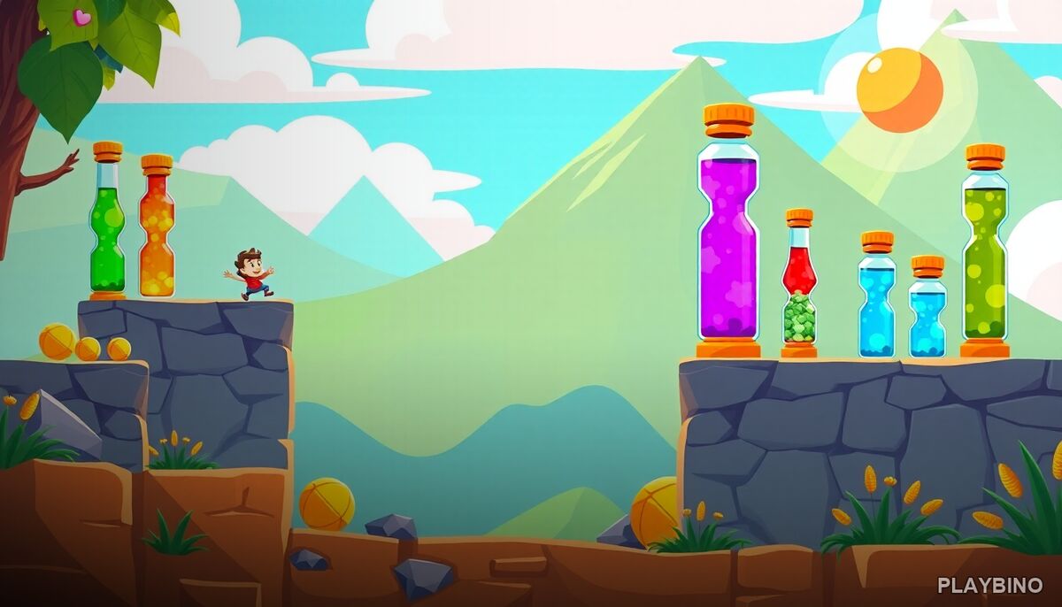 Fill The Bottle: Spatial Puzzle Logic in Your Browser image
