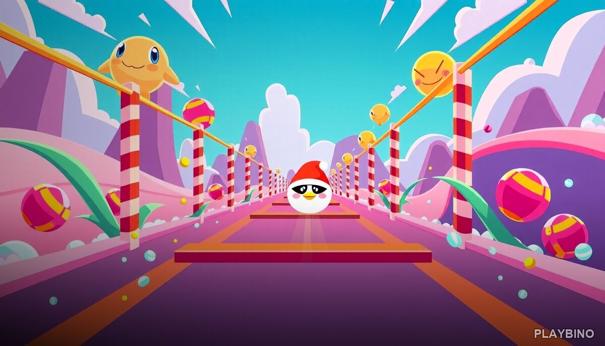 Flappy Spinorama: Rotating Obstacles and Tap Timing in This Arcade Runner image