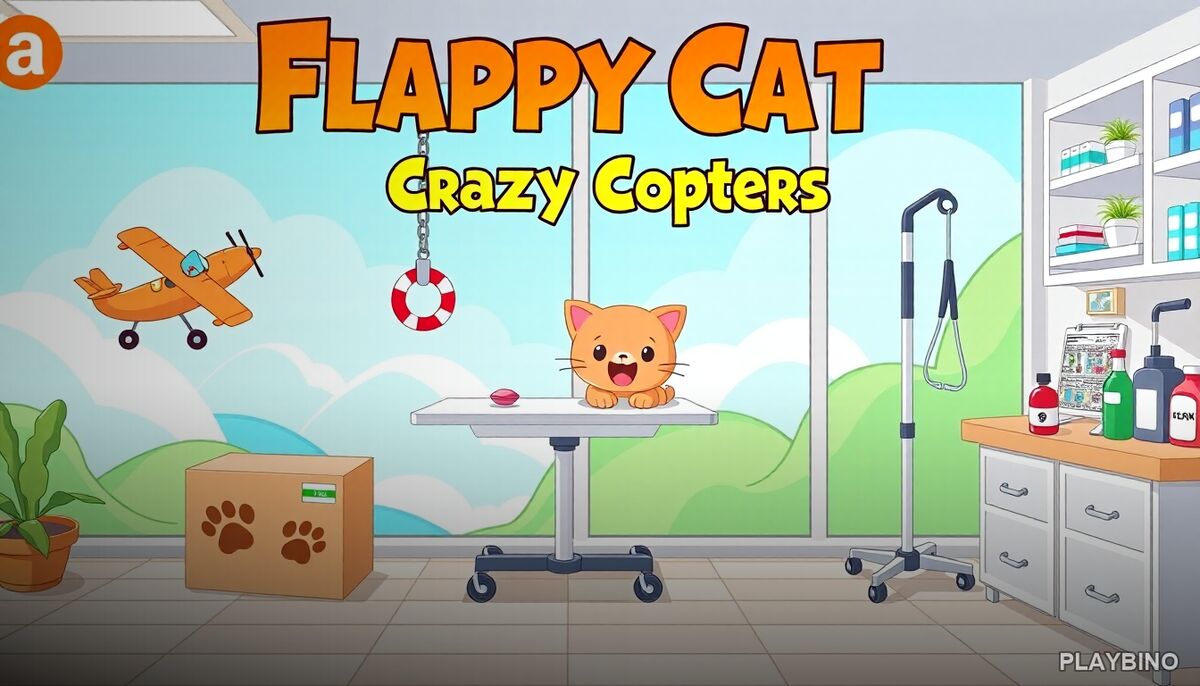 FlappyCat Crazy Copters: Tap, Dodge, Repeat image