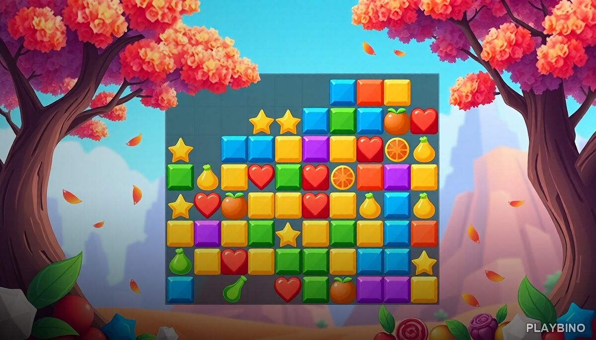 Food Blocks Puzzle: Grid Strategy and Line-Clearing Logic image
