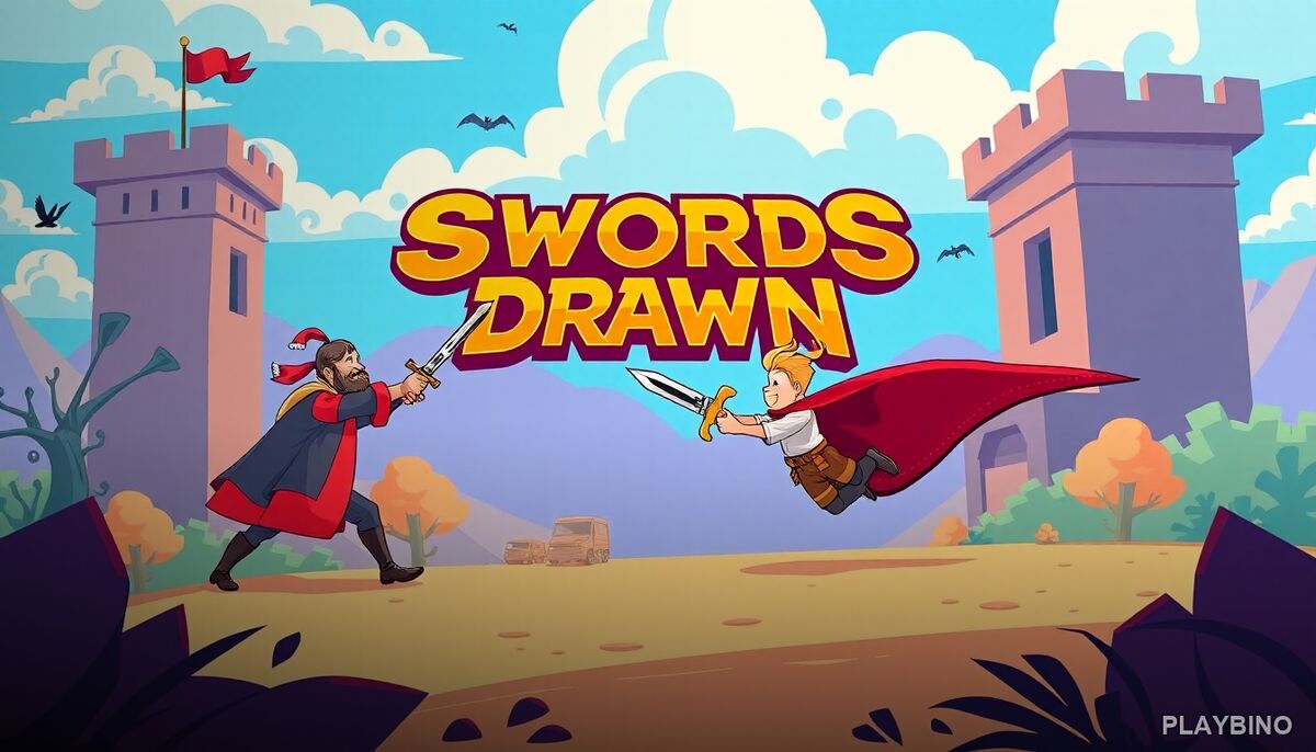 Friends Battle Swords Drawn: Flag Combat, Sword Clashes, and PvP Tactics image