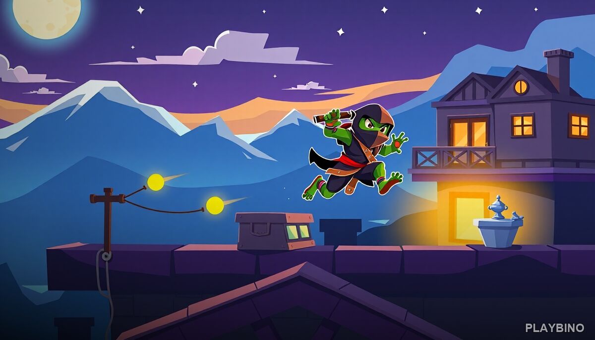 Frogy Ninja 2D: Puzzle Strategy and Ninja Action in One image