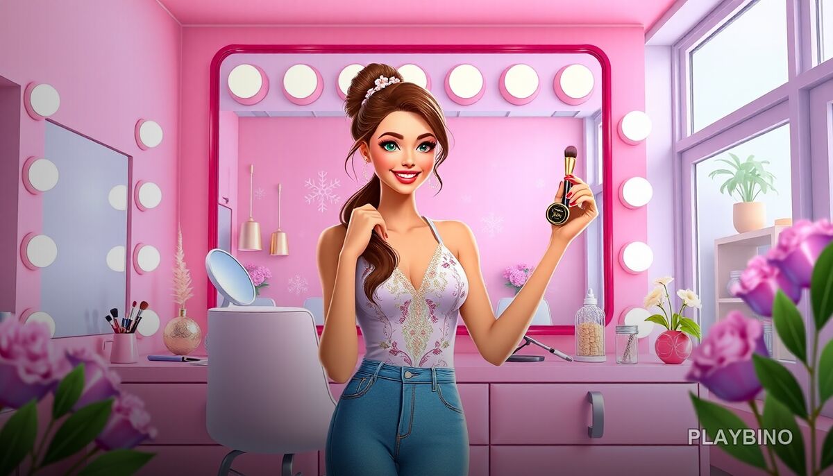 Fun Mini Games For Girls: Hairstyling, Makeup & Flower Arranging image