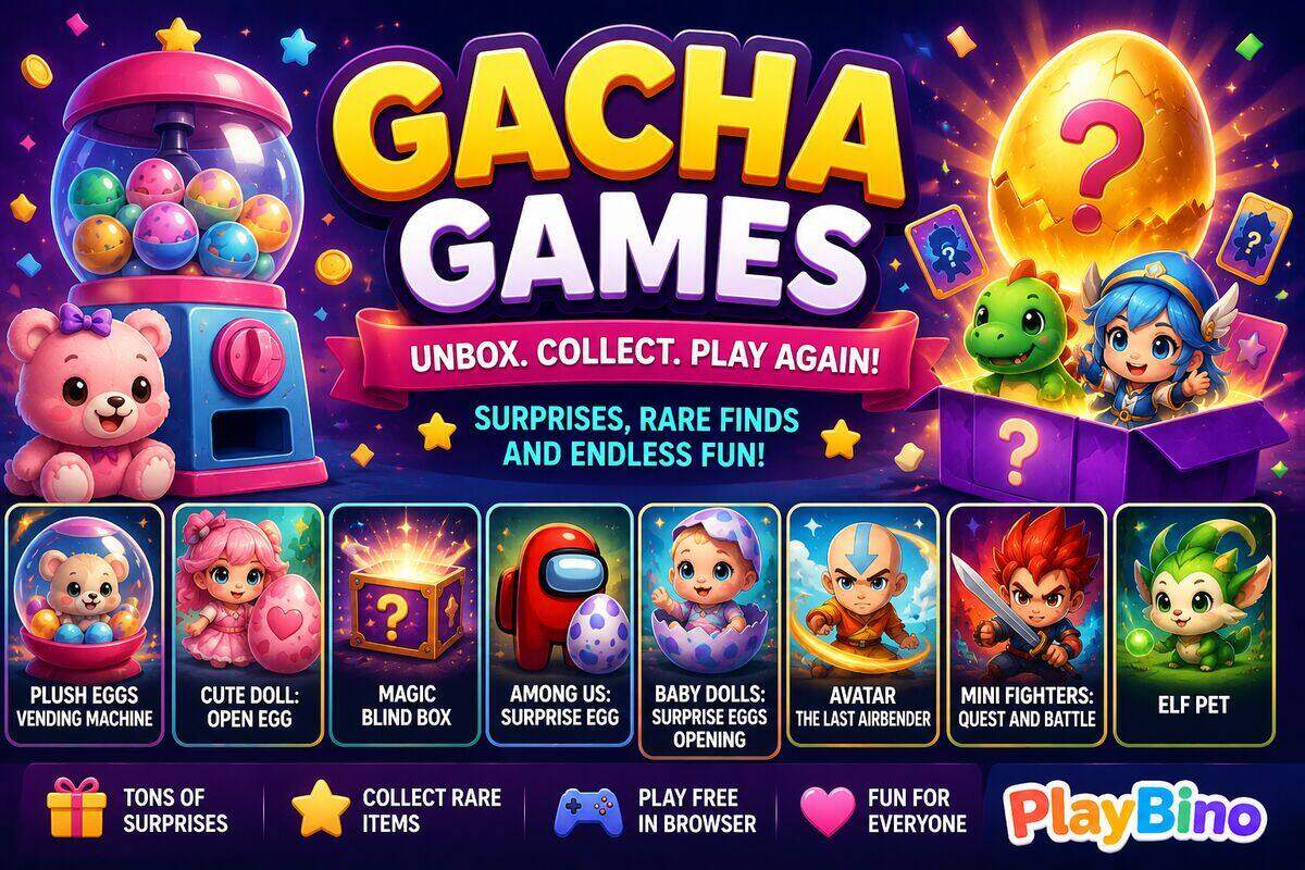 Gacha Games Online: The Thrill of Surprise Eggs, Blind Boxes, and Mystery Rewards image