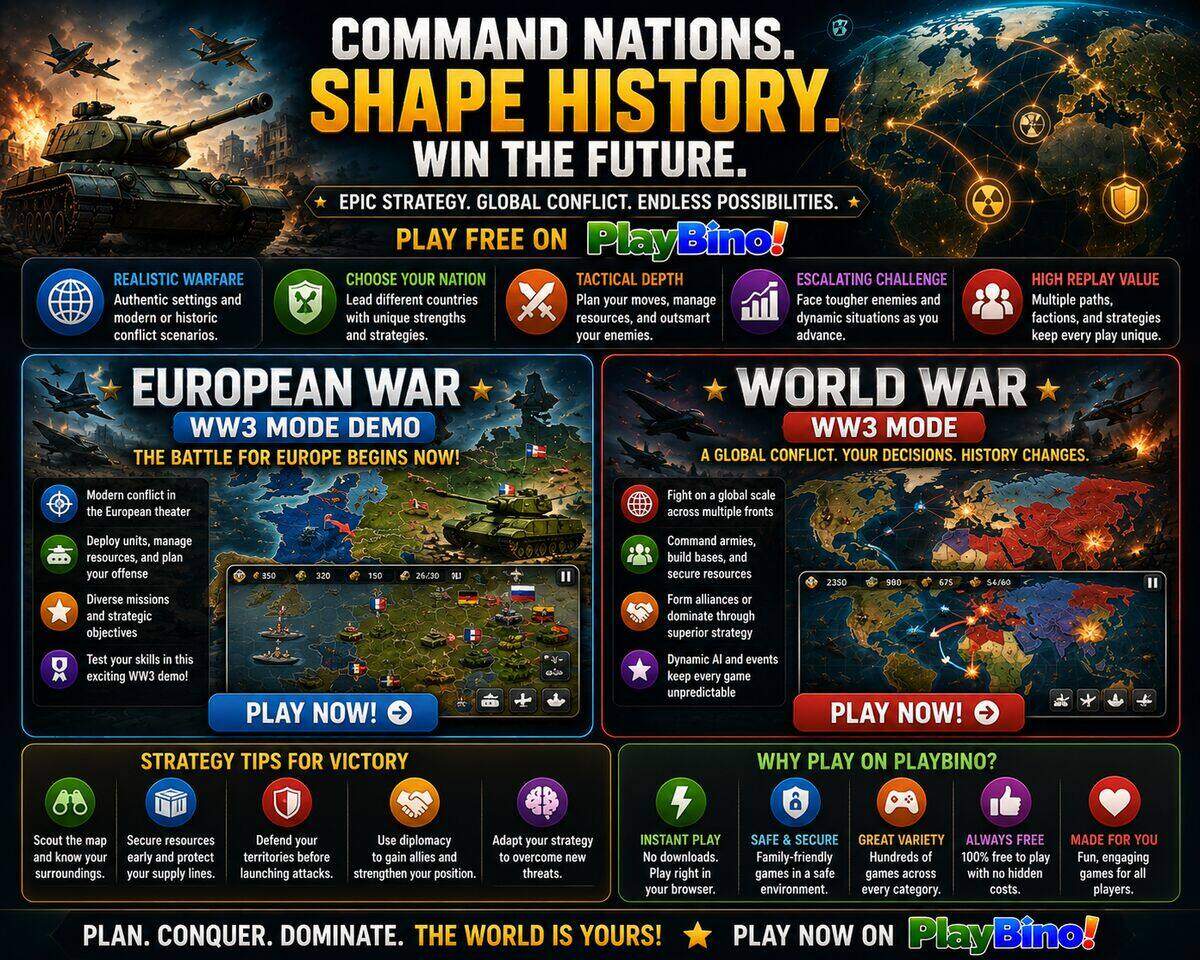 Geopolitics in Browser Games: Strategy, Power, and World Domination at Your Fingertips image