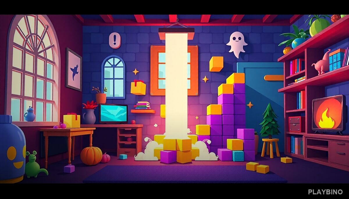 Ghost Tower: Stack Blocks with Precision in This Arcade Puzzle image