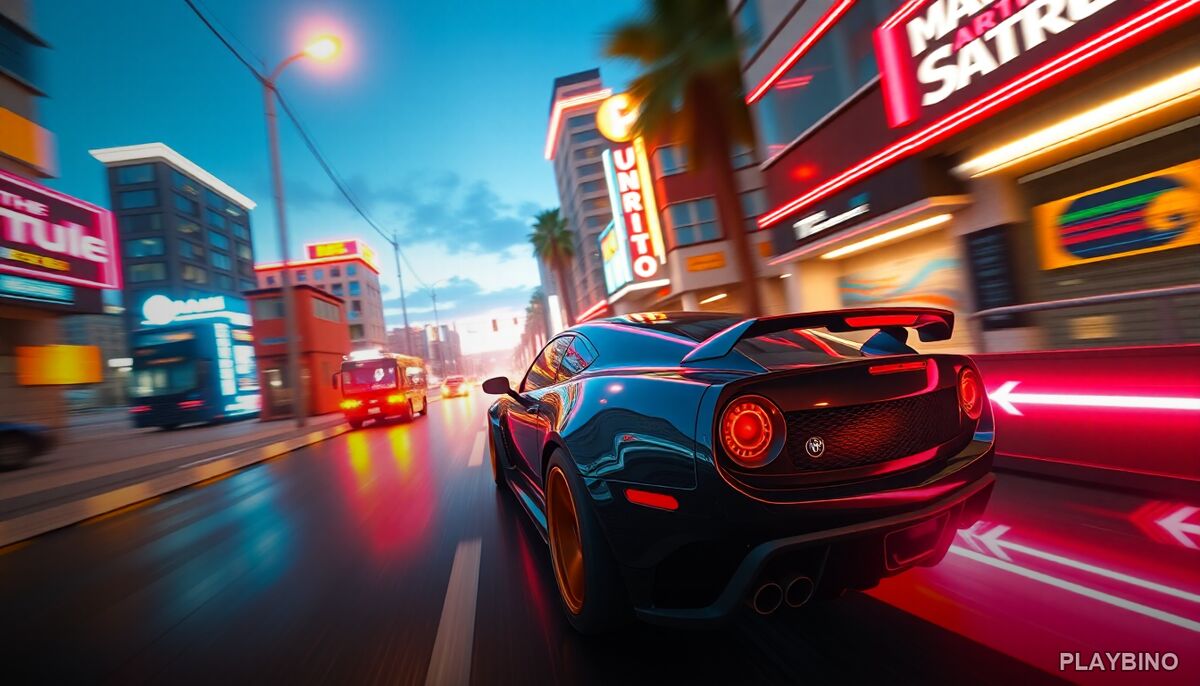 GTA Car Rush: Urban Chase Driving on Browser image