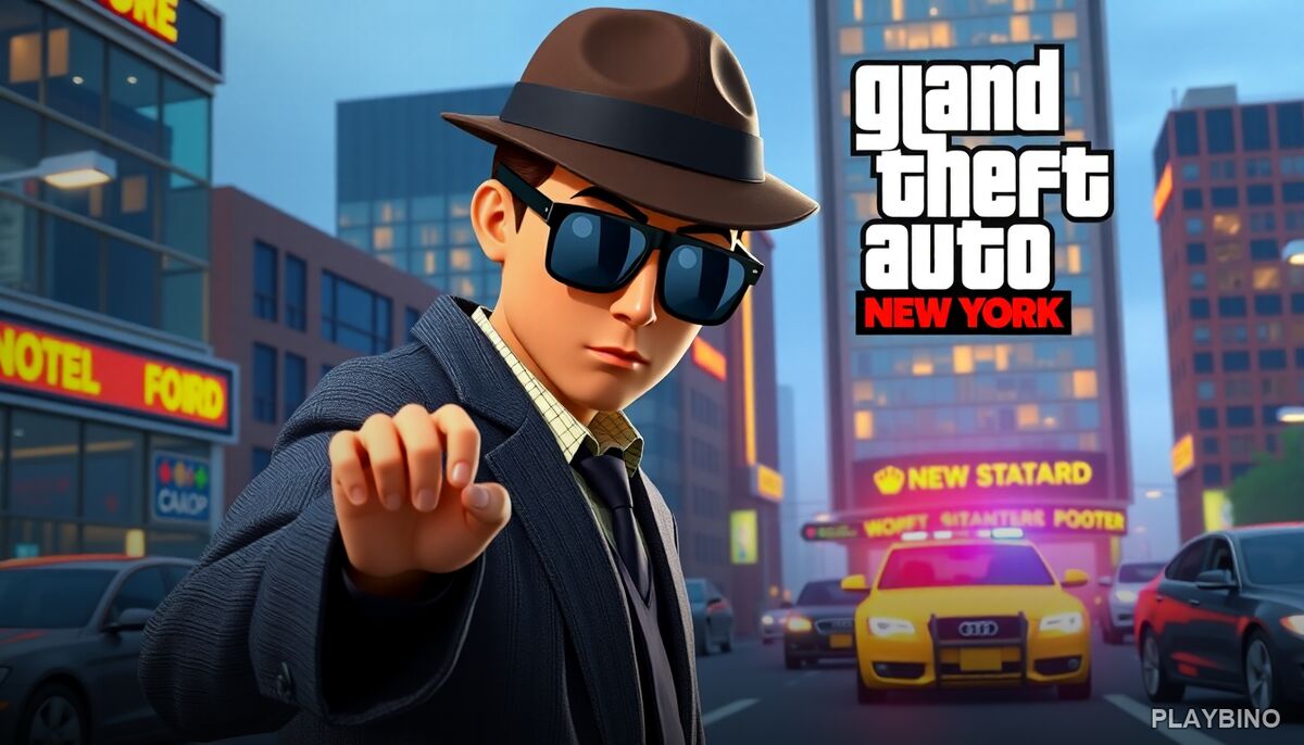 GTA New York: Urban Crime, Car Chases, and Open-World Arcade Action image
