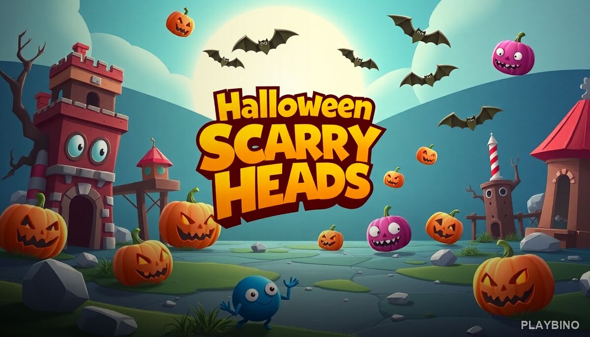Halloween Scarry Heads: Match-3 Puzzle with a Spooky Twist image