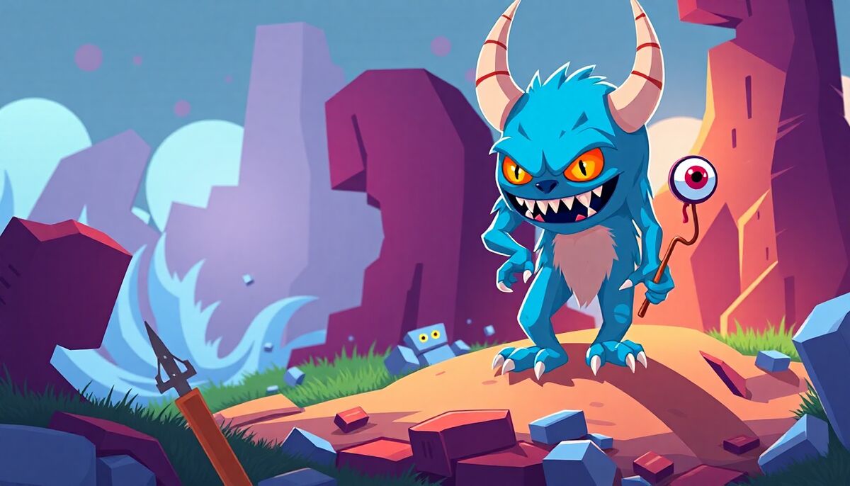 Hide And Seek Blue Monster: Strategy, Tension, and Colorful Chaos image