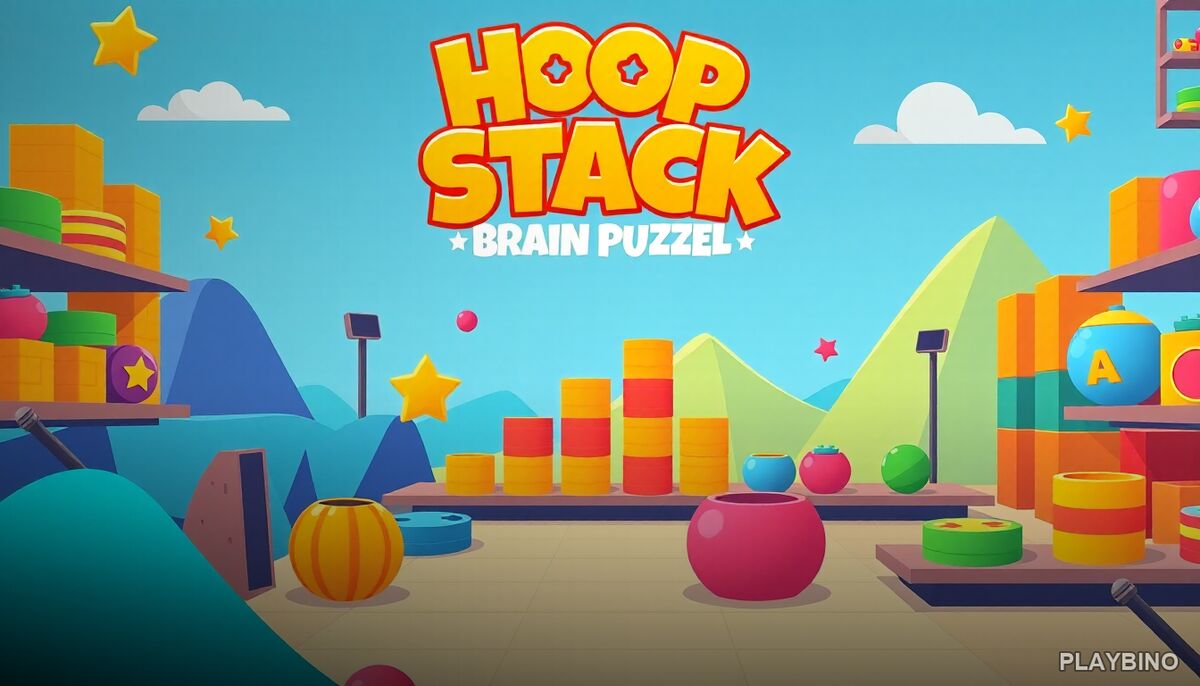 Hoop Stack Brain Puzzle Game: Color Sorting Logic That Gets Harder Fast image